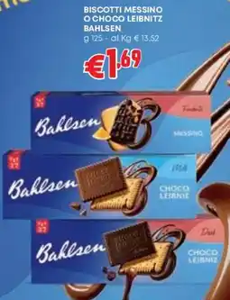 Pam Bahlsen biscotti messino o choco leibnitz offerta