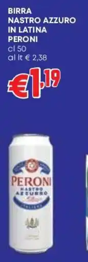 Pam Birra nastro azzuro in latina Peroni offerta
