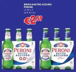Pam Birra nastro azzuro Peroni offerta