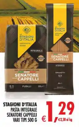 Deco Superstore Stagioni d'italia pasta integrale senatore cappelli offerta