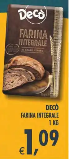 Deco Superstore Decò farina integrale offerta
