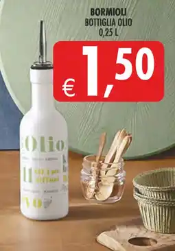 Deco Supermercati Bormioli bottiglia olio offerta