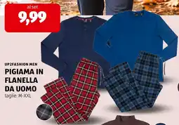 ALDI Up2fashion men pigiama in flanella da uomo offerta