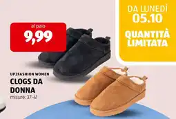 ALDI Up2fashion women clogs da donna offerta