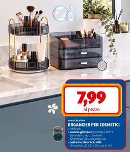 ALDI Home creation organizer per cosmetici offerta