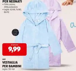 ALDI L&D Vestaglia per bambini offerta