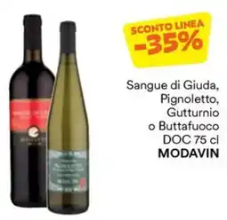 Unes Sangue di Giuda, Pignoletto, Gutturnio o Buttafuoco DOC Modavin offerta