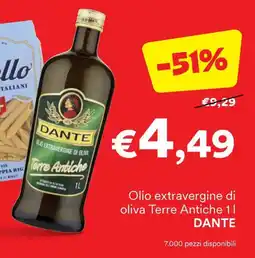 Unes Dante Olio extravergine di oliva Terre Antiche offerta