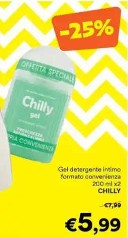 Unes Chilly Gel detergente intimo formato convenienza offerta