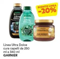 Unes Garnier Linea Ultra Dolce cura capelli offerta