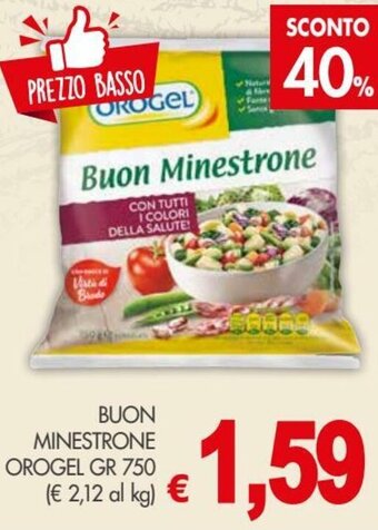 PrestoFresco Orogel Buon Minestrone 750gr offerta