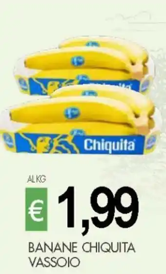 Banane Chiquita Vassoio