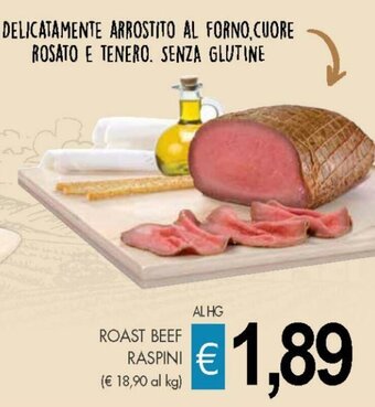 PrestoFresco Raspini Roast Beef offerta
