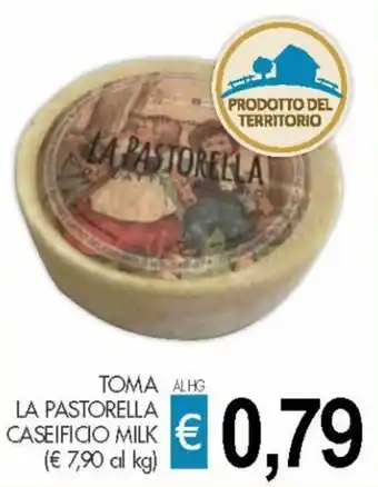 Toma La Pastorella Caseifricio Milk