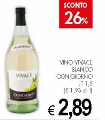 PrestoFresco Vino Vivace Bianco Ognigiorno 1,5lt offerta