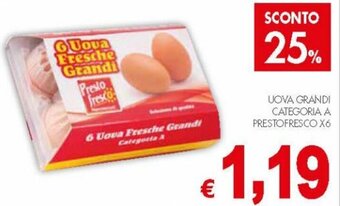 Uova Grandi Categoria a Prestofresco x6