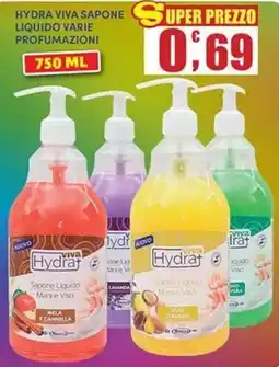 Maury's Hydra viva sapone liquido varie profumazioni offerta