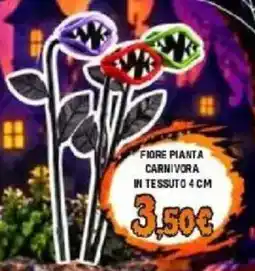 Orizzonte Fiore pianta carnivora in tessuto offerta