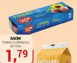 Supermercati Spesa Mia Saom tonno o girasole offerta