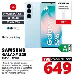 Comet Samsung Galaxy S26 offerta