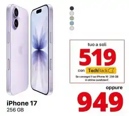 Comet iPhone 17 256GB offerta