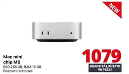 Comet Mac mini chip M6 offerta