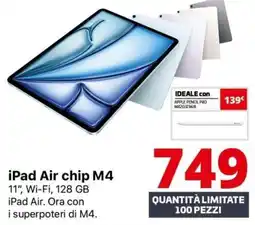 Comet iPad Air chip M4 offerta