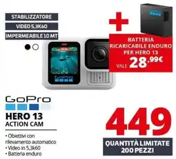 Comet GoPro Hero 13 Action Cam offerta