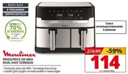 Comet Moulinex Friggitrice ad aria dual easy ez905d20 offerta