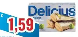 Paladini Otello Supermercato Delicius sardine olio di oliva offerta