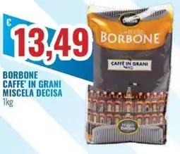 Paladini Otello Supermercato Borbone caffe in grani miscela decisa offerta