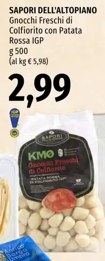Emi Market Sapori Dell'Altopiano Gnocchi Freschi di Colfiorito con Patata Rossa IGP offerta