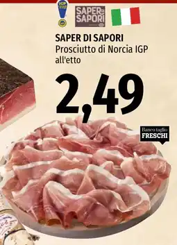 Emi Market Saper di Sapori Prosciutto di Norcia IGP offerta