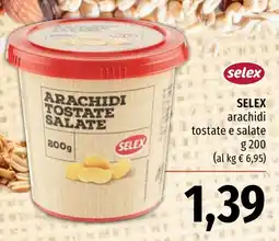 Emi Market Selex arachidi tostate e salate offerta