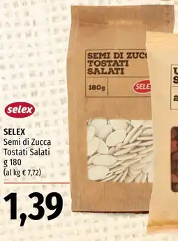 Emi Market Selex Semi di Zucca Tostati Salati offerta