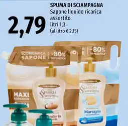 Emi Market Spuma di Sciampagna Sapone liquido ricarica assortito offerta