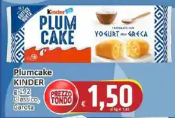 Paghi Poco Kinder Plumcake Classico, Carota offerta