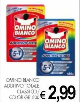 PrestoFresco Omino Bianco Additivo Totale Classico/Color 600gr offerta