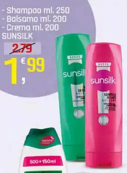Supermercati Dok Sunsilk Shampoo/Balsamo/Crema offerta