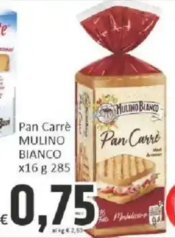 Paghi Poco Mulino Blanco Pan Carrè offerta