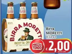Paghi Poco Birra Moretti offerta