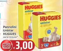 Paghi Poco Pannolini Unistar Huggies offerta