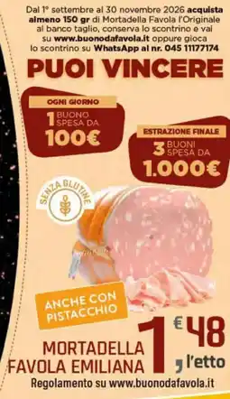Supermercati Dok Mortadella favola emiliana offerta