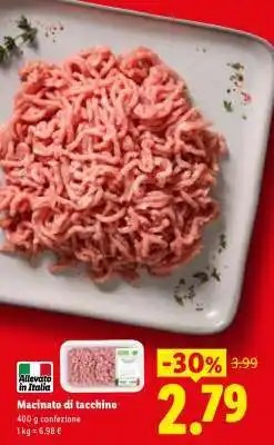 Lidl Macinato di tacchino offerta