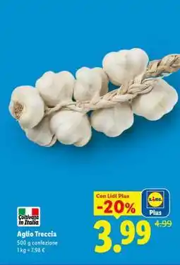 Lidl Aglio Treccia offerta