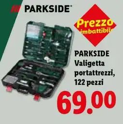 Lidl PARKSIDE Valigetta portattrezzi, 122 pezzi offerta