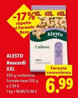 Lidl ALESTO Anacardi XXL offerta
