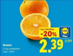 Lidl Arance offerta