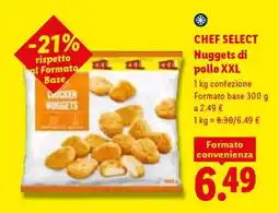 Lidl CHEF SELECT Nuggets di pollo XXL offerta