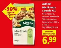 Lidl ALESTO Mix di frutta a guscio XXL offerta